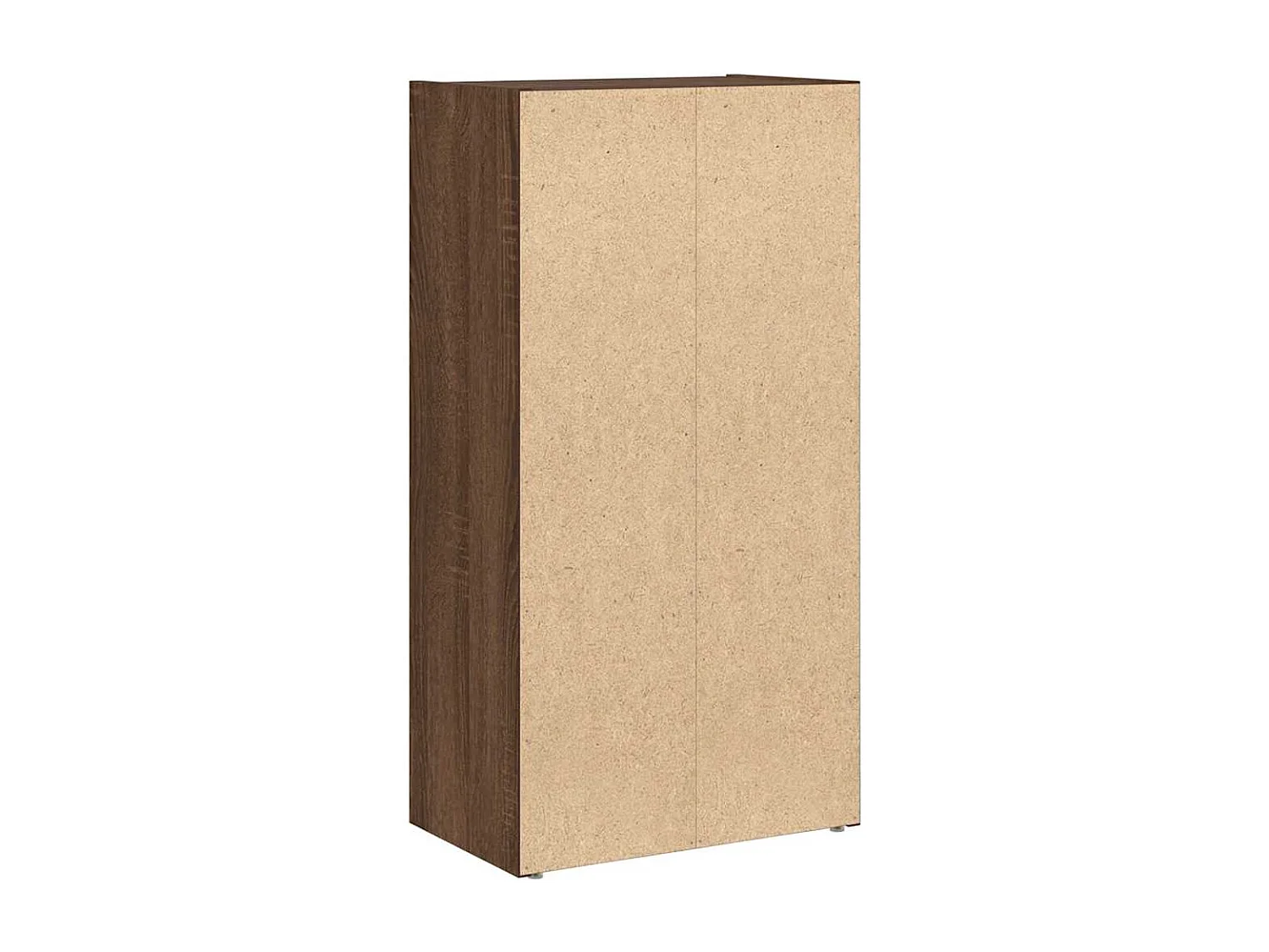 Estantería de madera de ingeniería marrón roble 40x24x77 cm