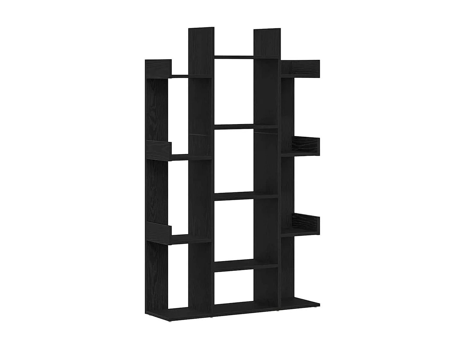 Bibliothèque Chêne noir 86 x 25.5 x 140 cm Bois d'ingénierie