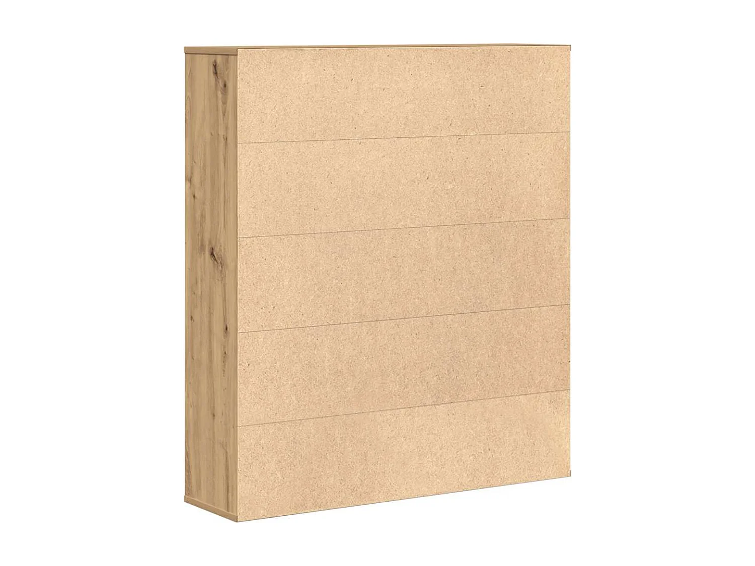 Bibliothèque chêne artisanal 89x24x101,5 cm bois d'ingénierie