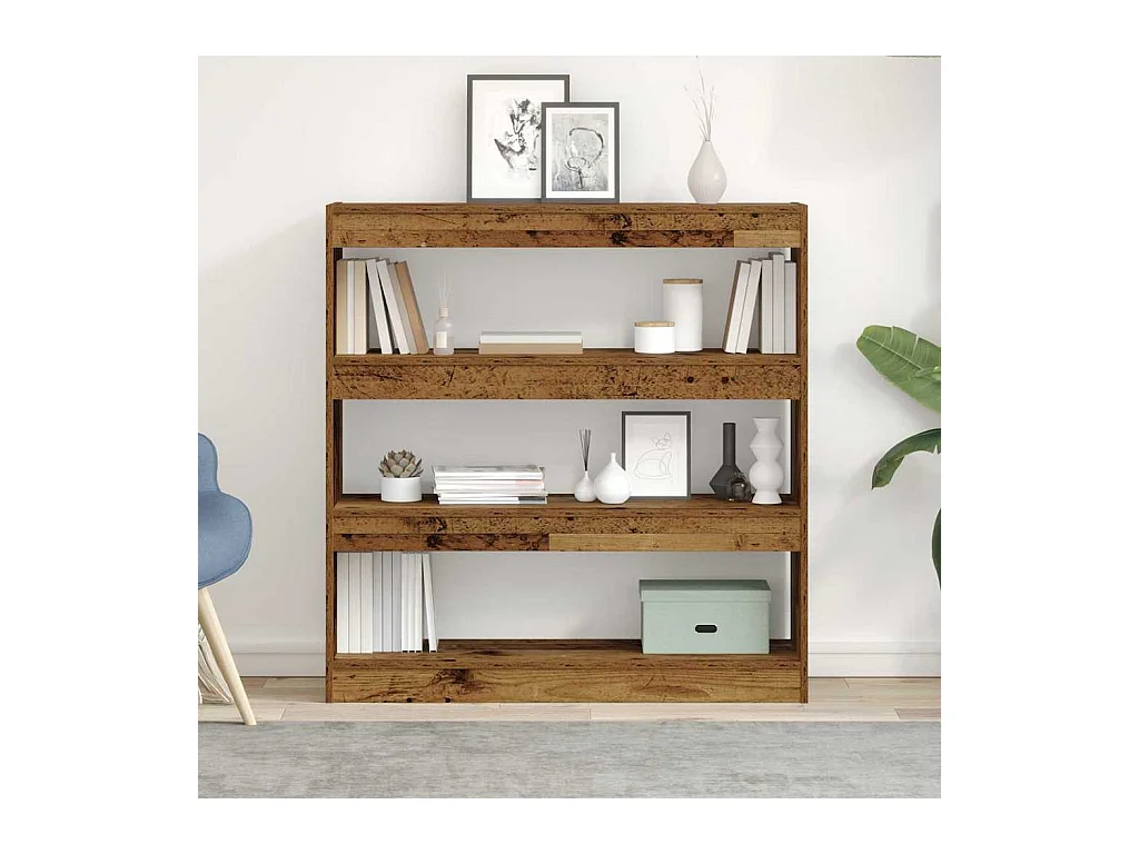 Bibliothèque Bois ancien 100 x 30 x 103 cm Bois d'ingénierie