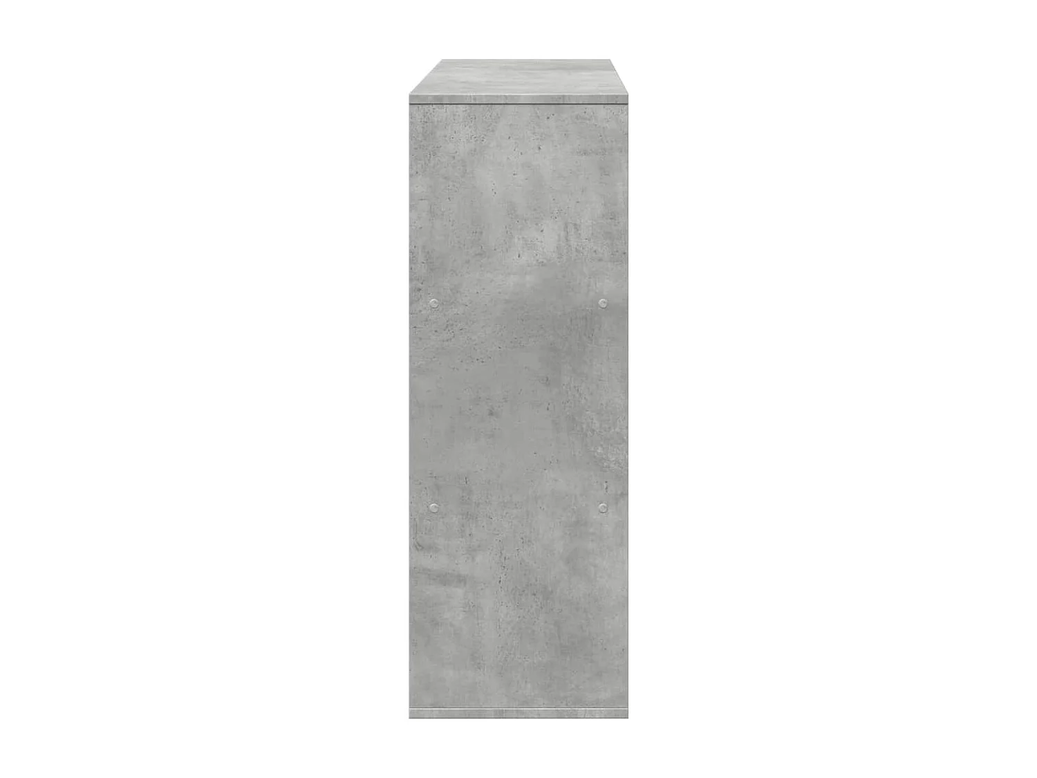 Bibliothèque / Cloison de séparation gris béton bois d'ingénierie