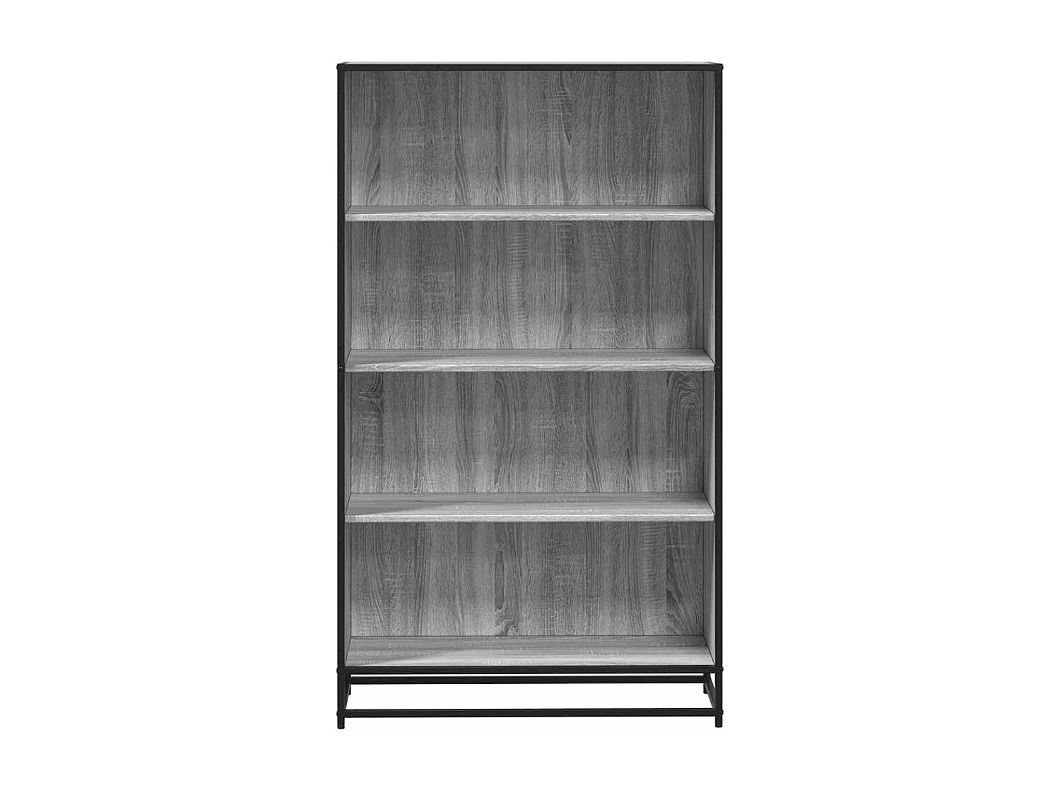 Bibliothèque sonoma gris 80,5x35x139 cm bois d'ingénierie