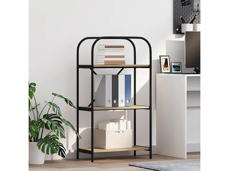 Estante de libros Roble Sonoma 60 x 30 x 109 cm