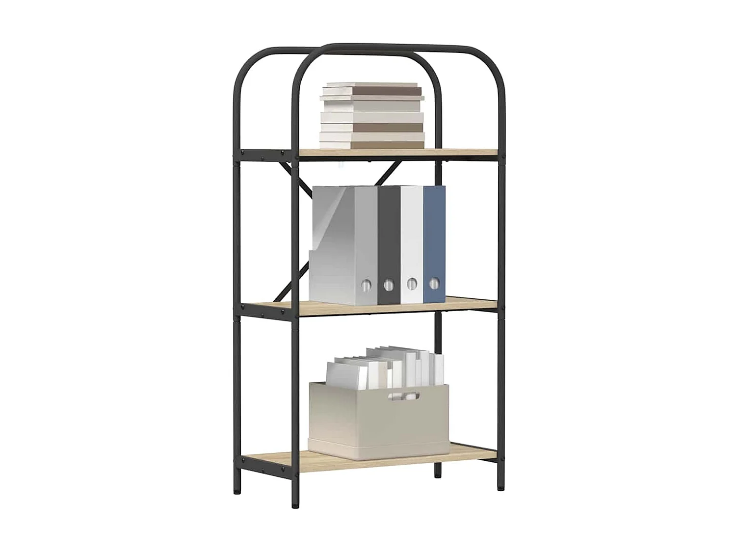 Estante de libros Roble Sonoma 60 x 30 x 109 cm