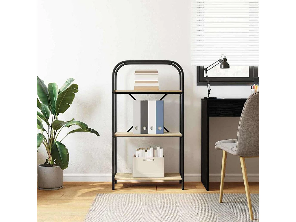 Estante de libros Roble Sonoma 60 x 30 x 109 cm