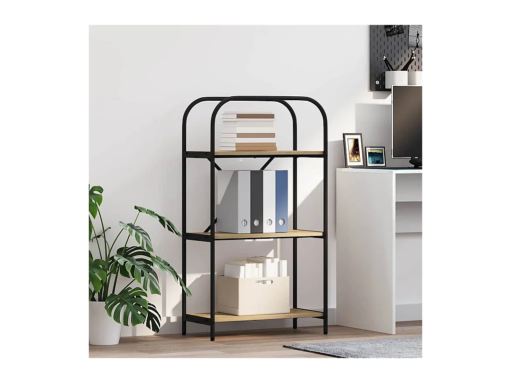 Estante de libros Roble Sonoma 60 x 30 x 109 cm