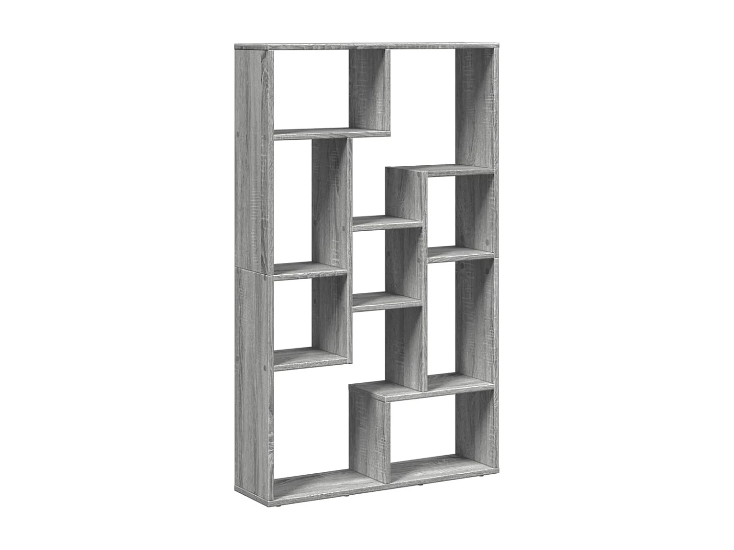 Estantería de madera de ingeniería gris Sonoma 72x20x120 cm