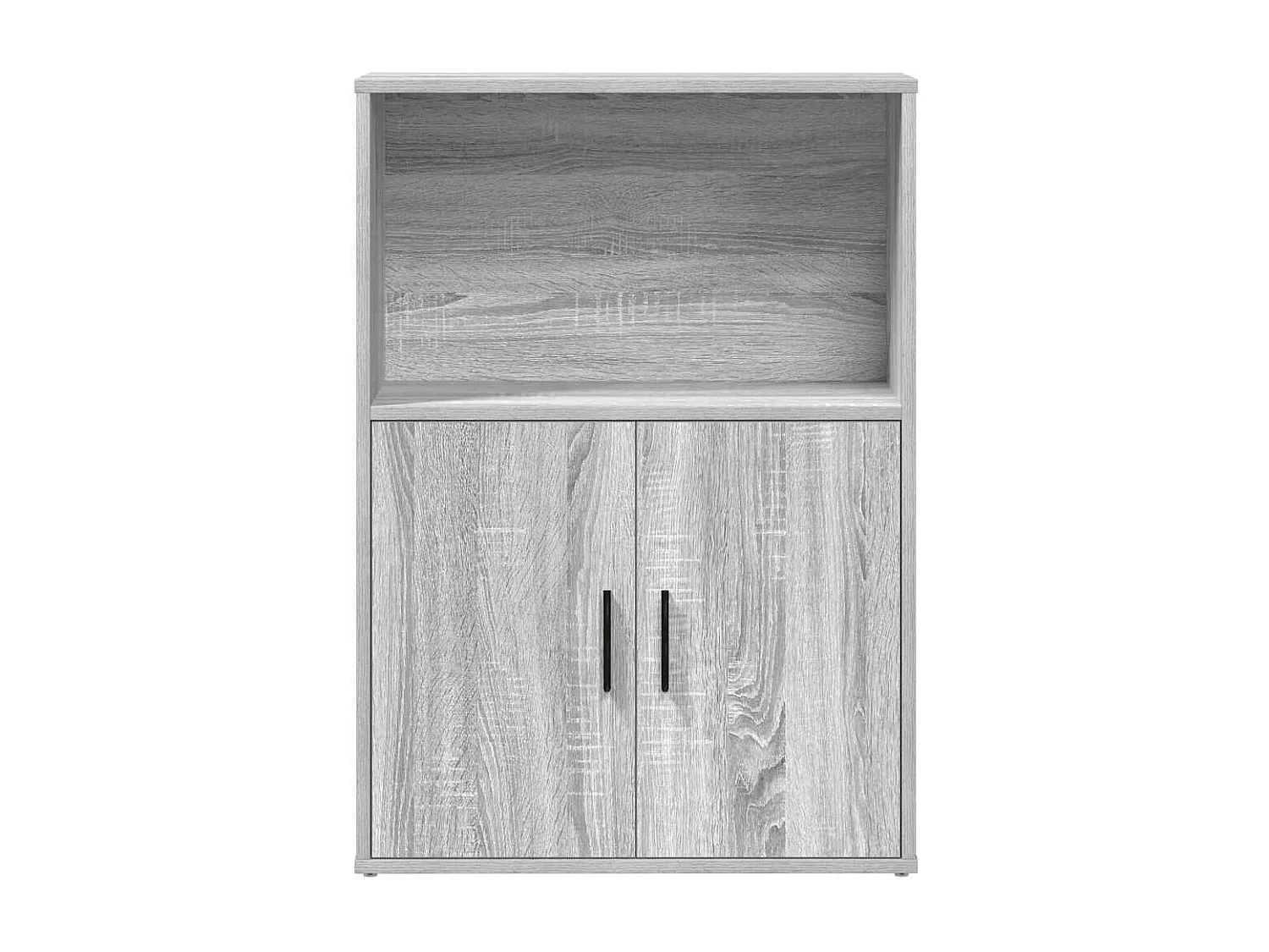 Bibliothèque sonoma gris 60x24x85 cm bois d'ingénierie