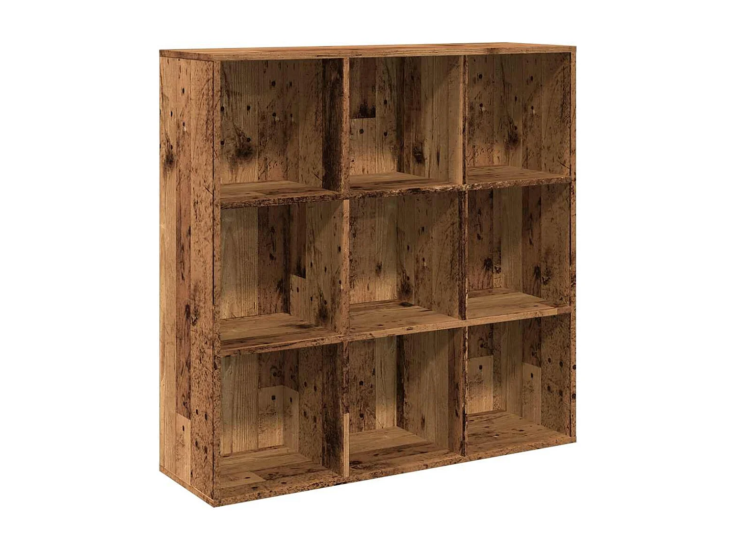 Boekenkast 98x29x97,5 cm oud houtkleurig