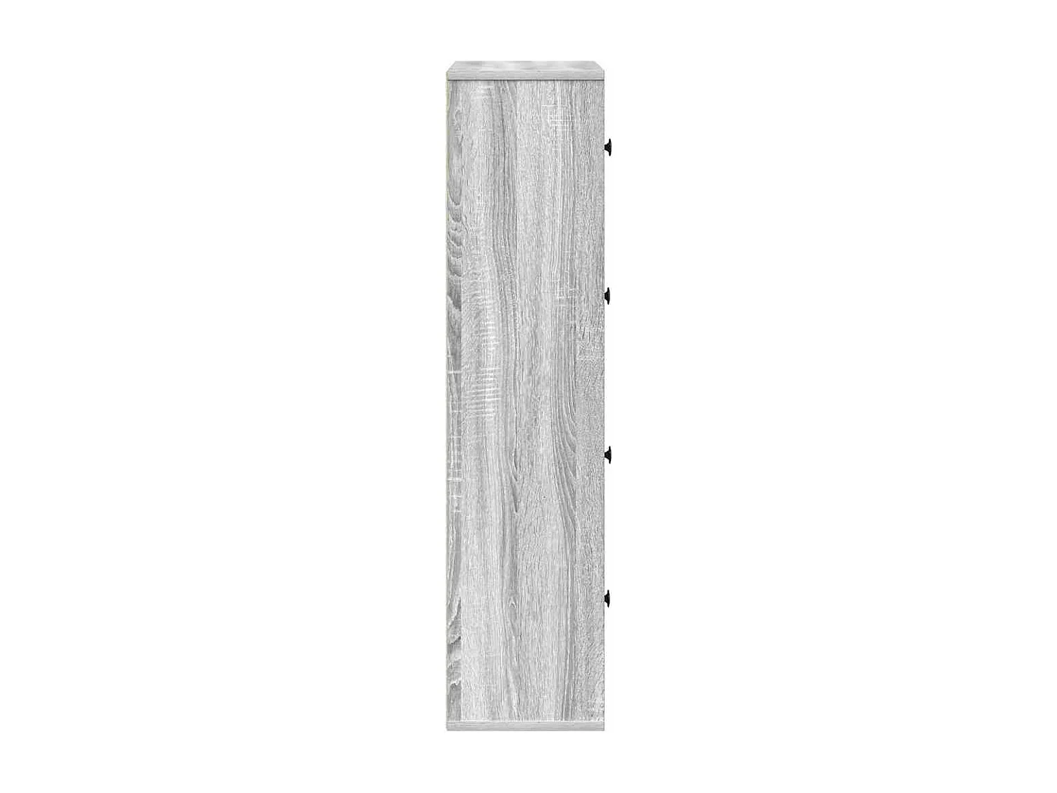 Bibliothèque sonoma gris 60x24x101,5 cm bois d'ingénierie