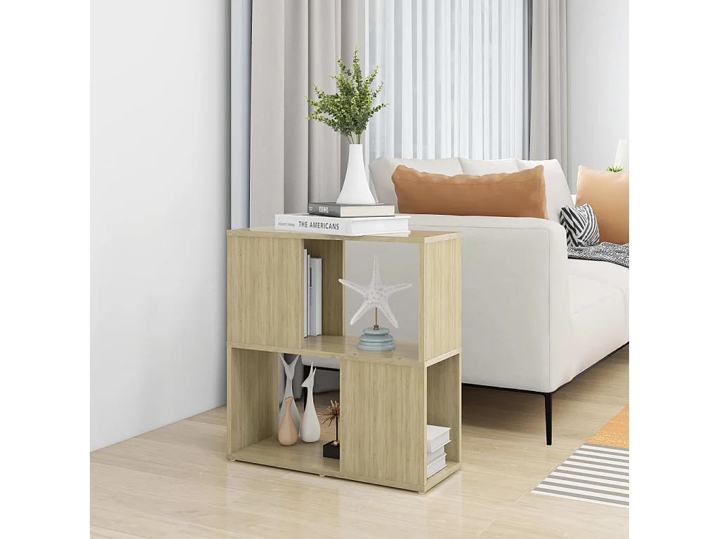 Estante 60x24x63 cm contraplacado cor carvalho sonoma