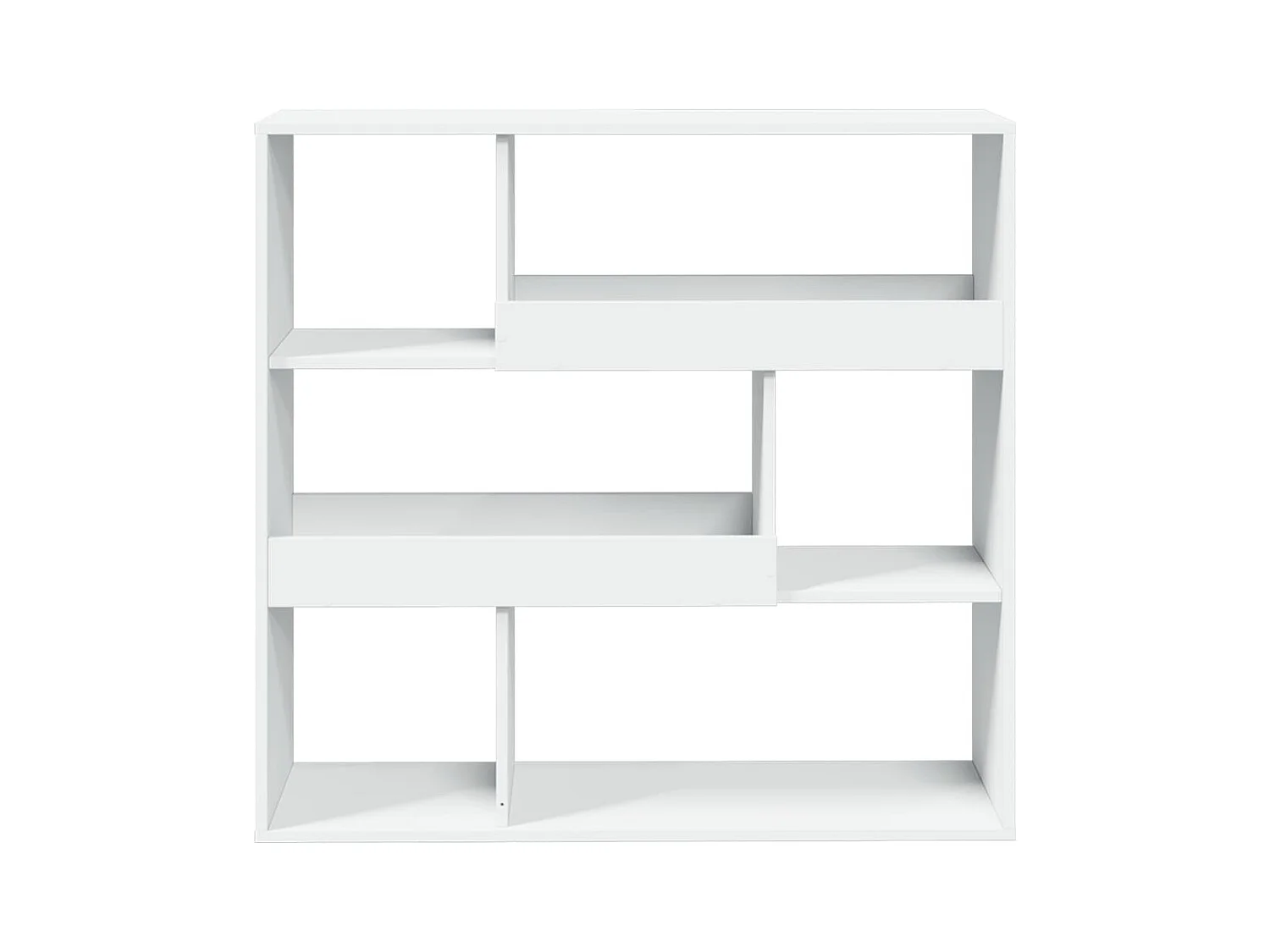 Separador de ambientes madera ingeniería blanco 100x33x94,5 cm