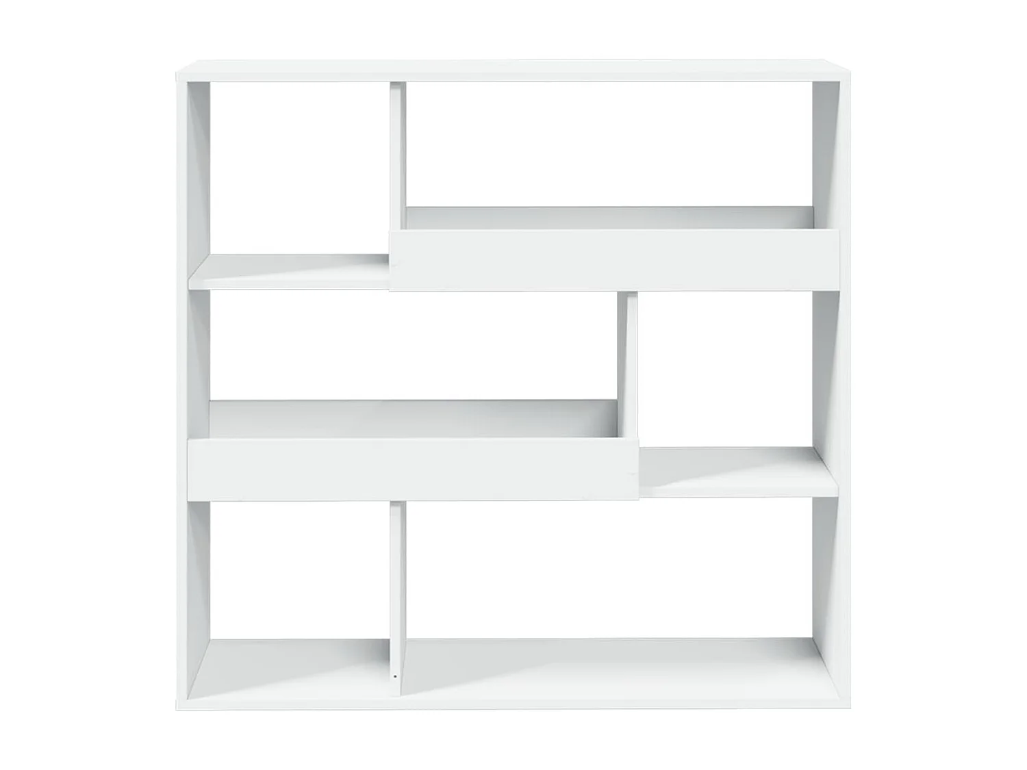 Bibliothèque / Cloison de séparation blanc 100x33x94,5 cm bois d'ingénierie