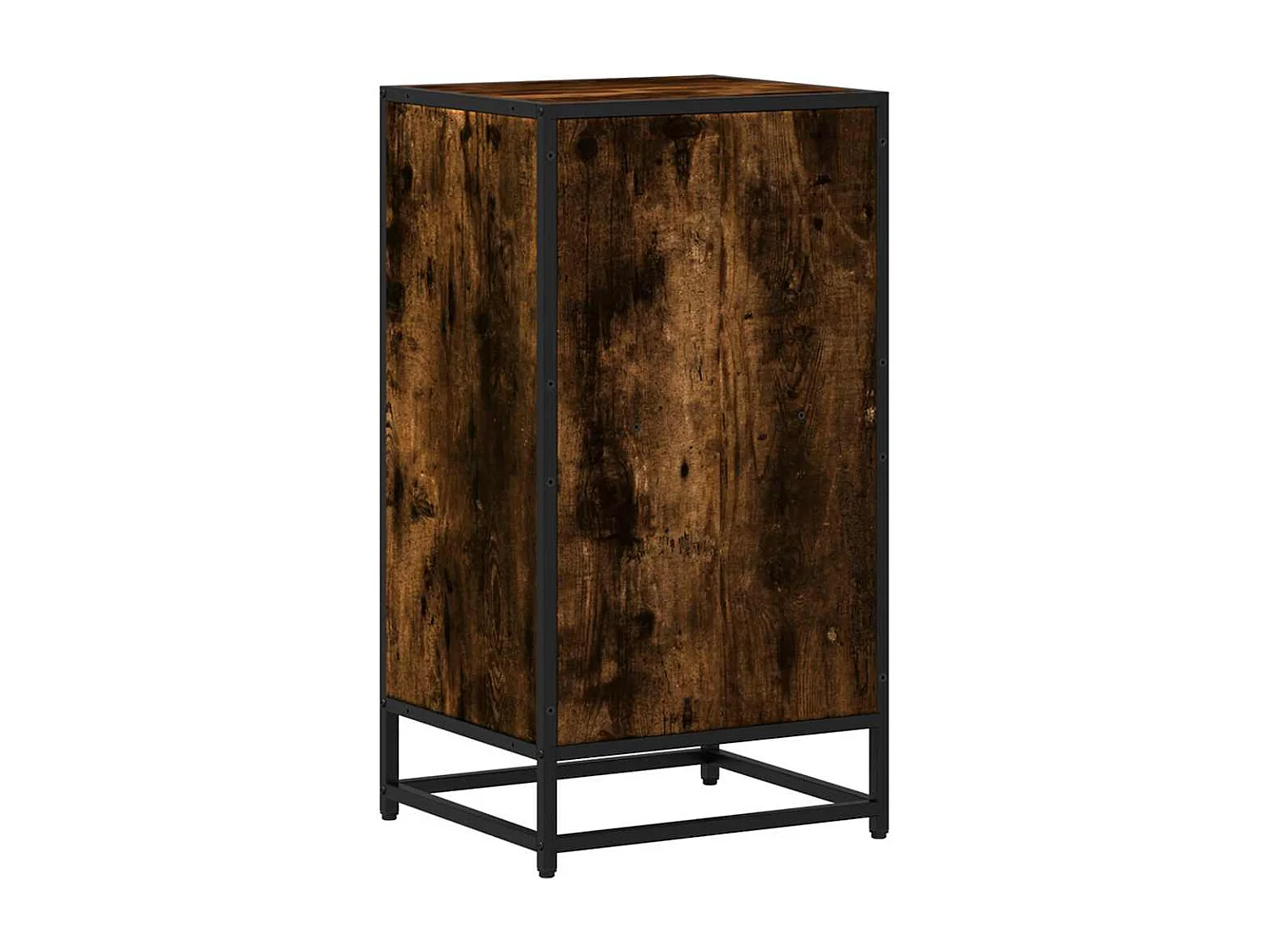 Bibliothèque chêne fumé 40x35x76 cm bois d'ingénierie