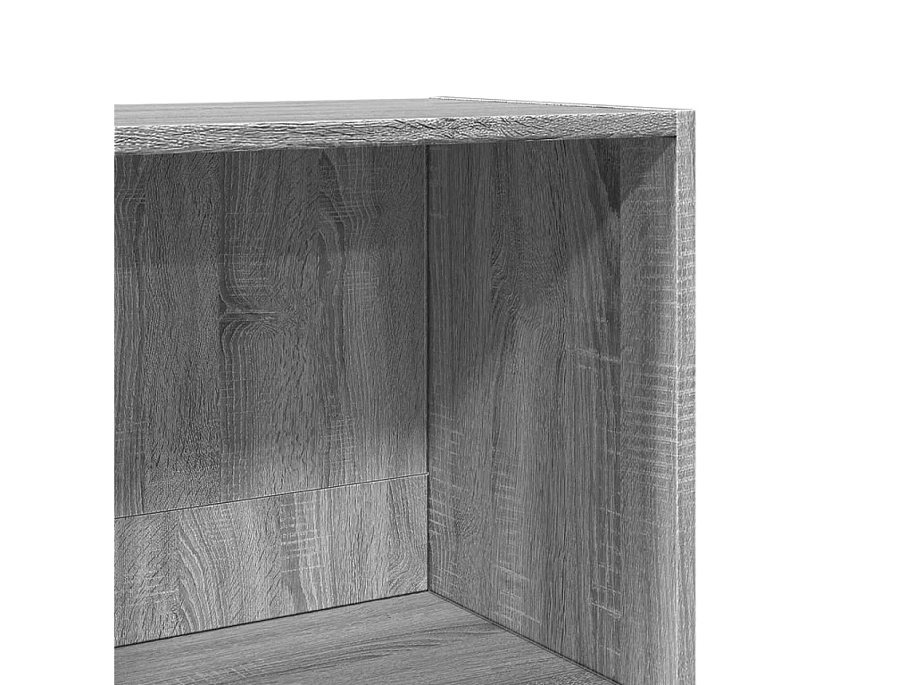 Bibliothèque sonoma gris 40x30x114 cm bois d'ingénierie