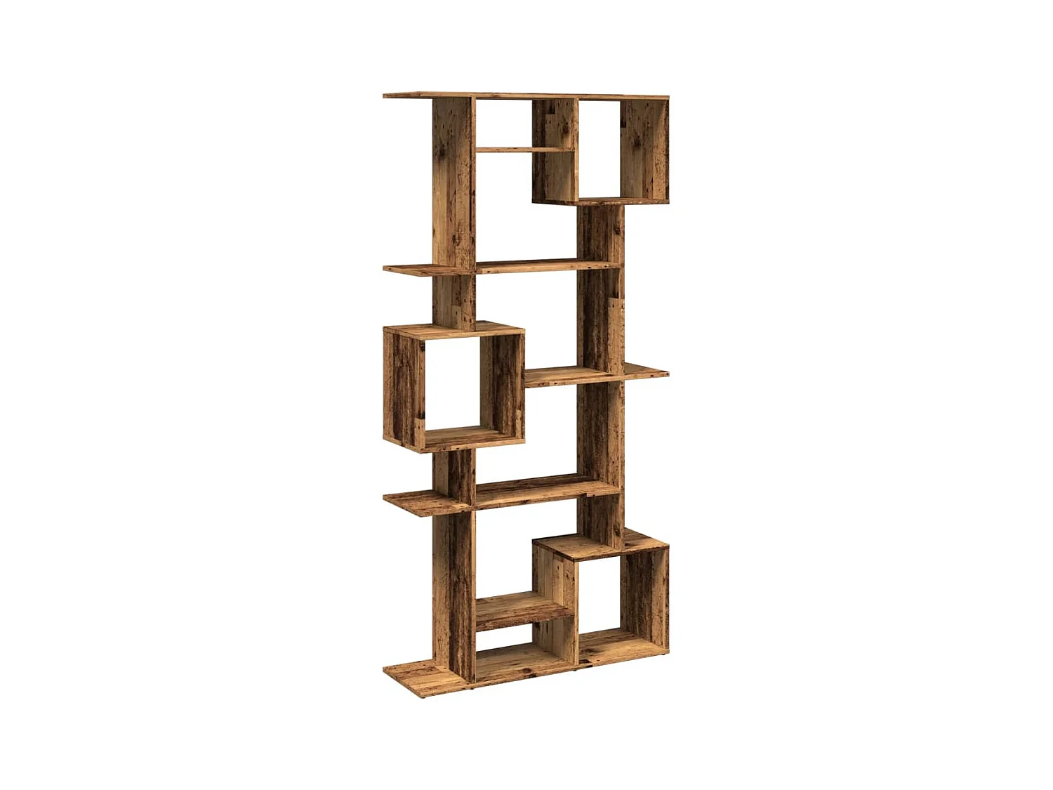Estante 92x29x188 cm derivados de madeira madeira velha