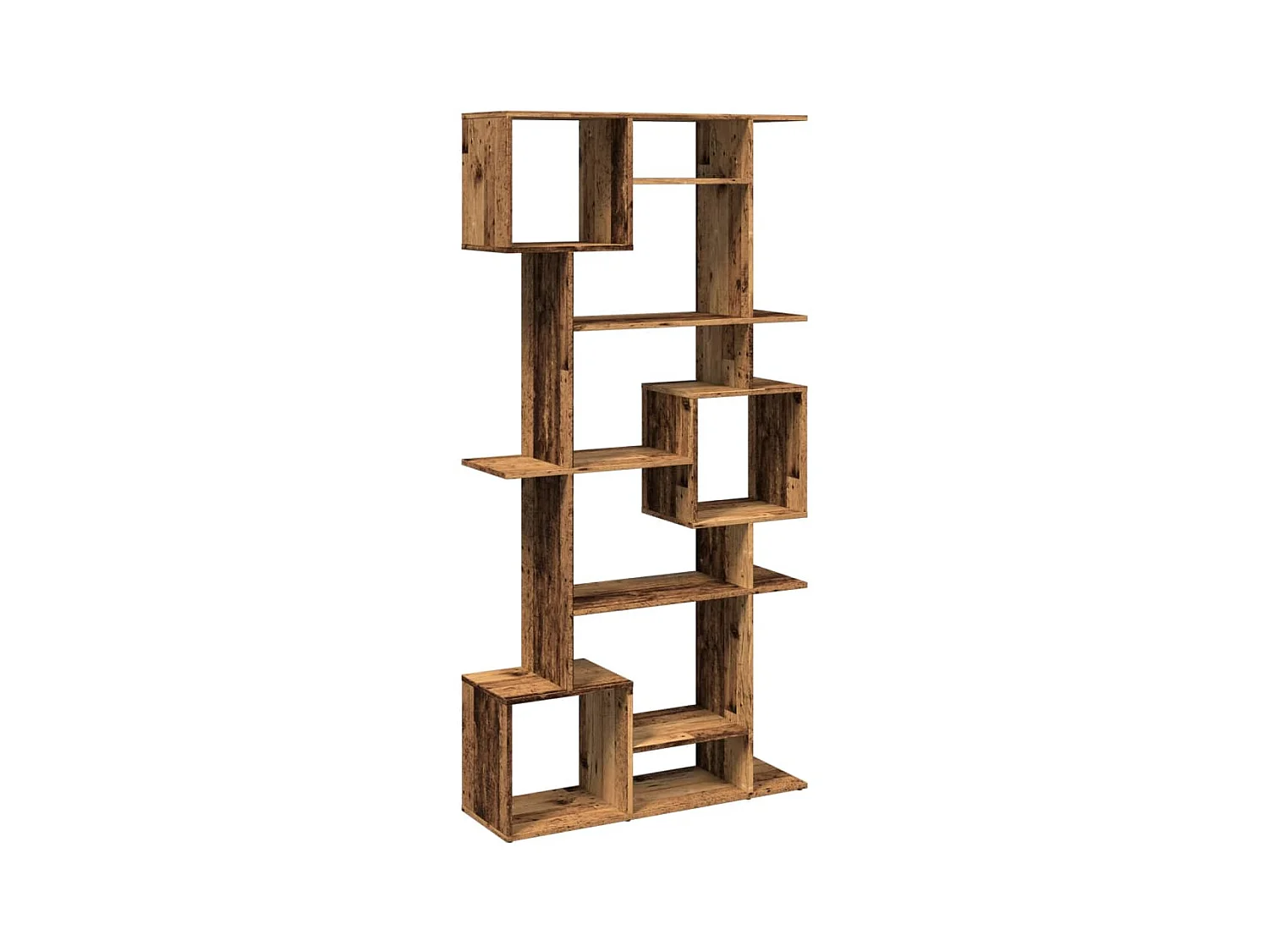 Estante 92x29x188 cm derivados de madeira madeira velha