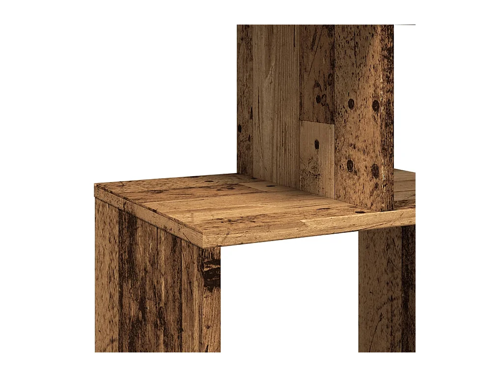 Estante 92x29x188 cm derivados de madeira madeira velha