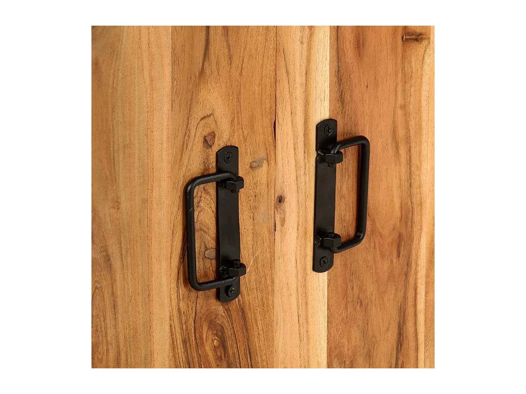 Bibliothèque à 4 niveaux 124x30x180 cm Bois d'acacia massif