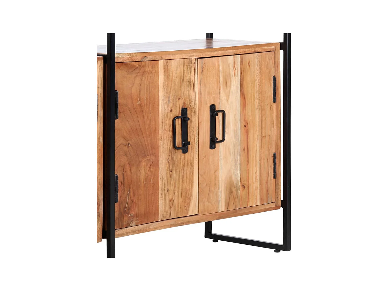 Bibliothèque à 4 niveaux 124x30x180 cm Bois d'acacia massif