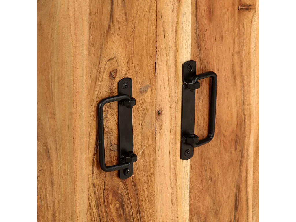 Bibliothèque à 4 niveaux 124x30x180 cm Bois d'acacia massif