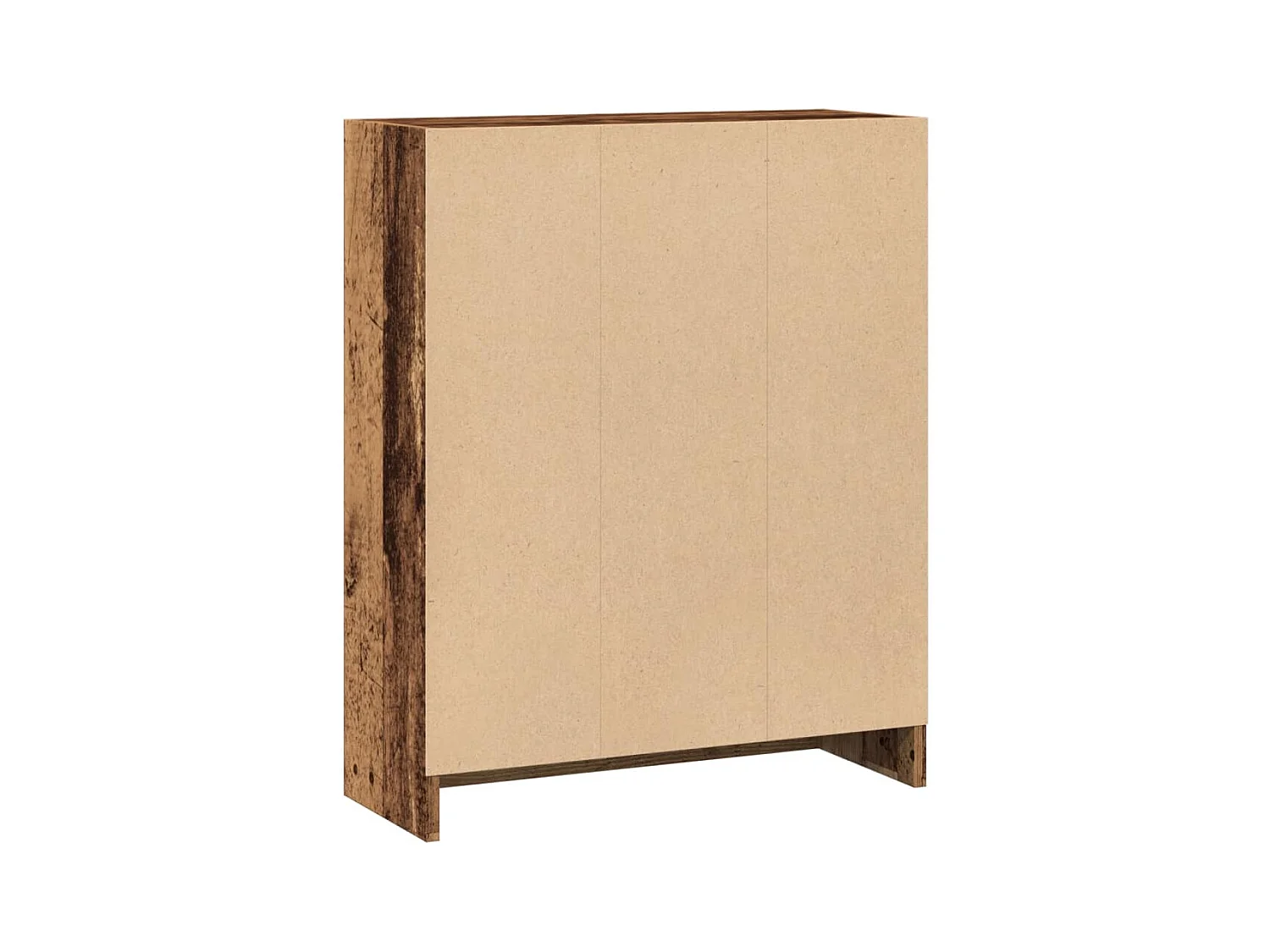 Bibliothèque vieux bois 60x24x76 cm bois d'ingénierie