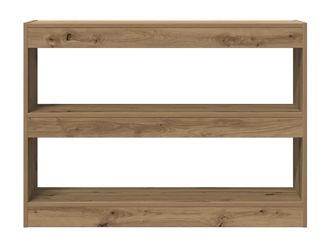 Bibliothèque chêne artisanal 100 x 30 x 72 cm Bois d'ingénierie