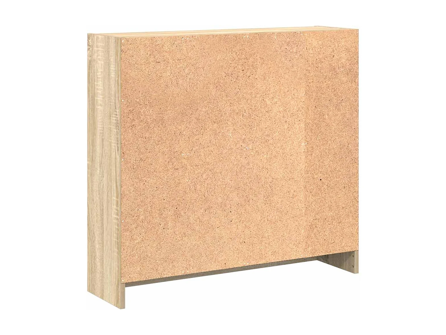 Boekenkast 80x24x75 cm bewerkt hout sonoma eikenkleurig