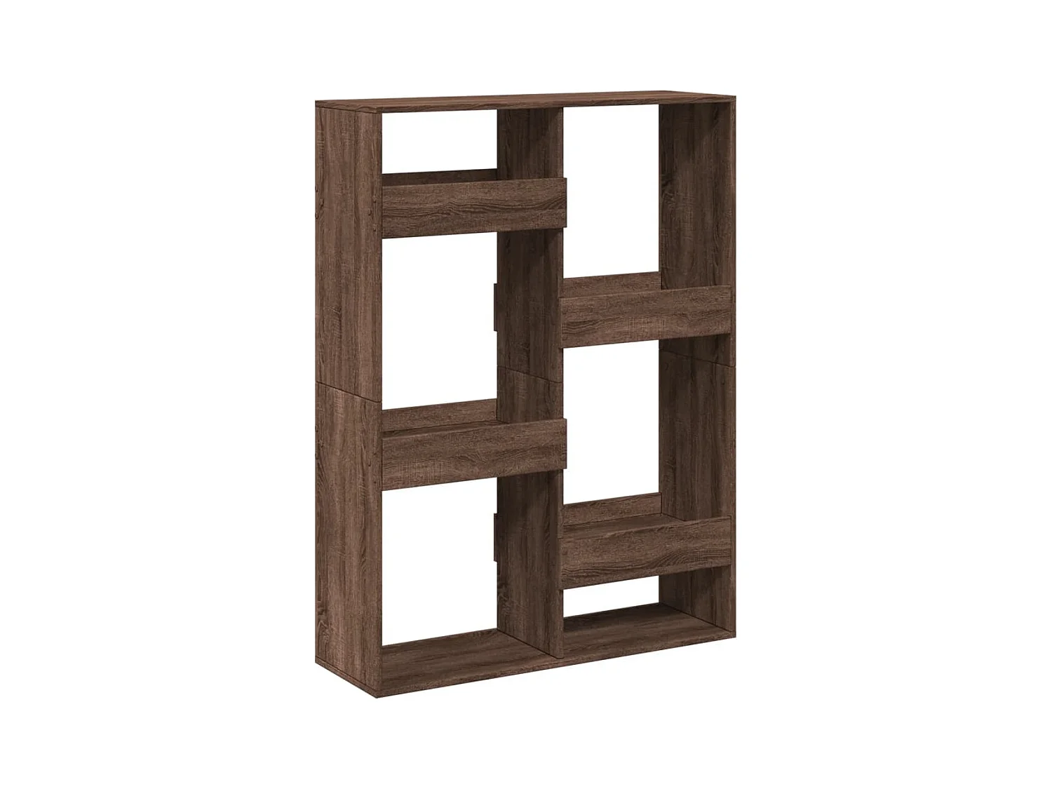 Bibliothèque / Cloison de séparation chêne marron 100x33x135cm bois ingénierie