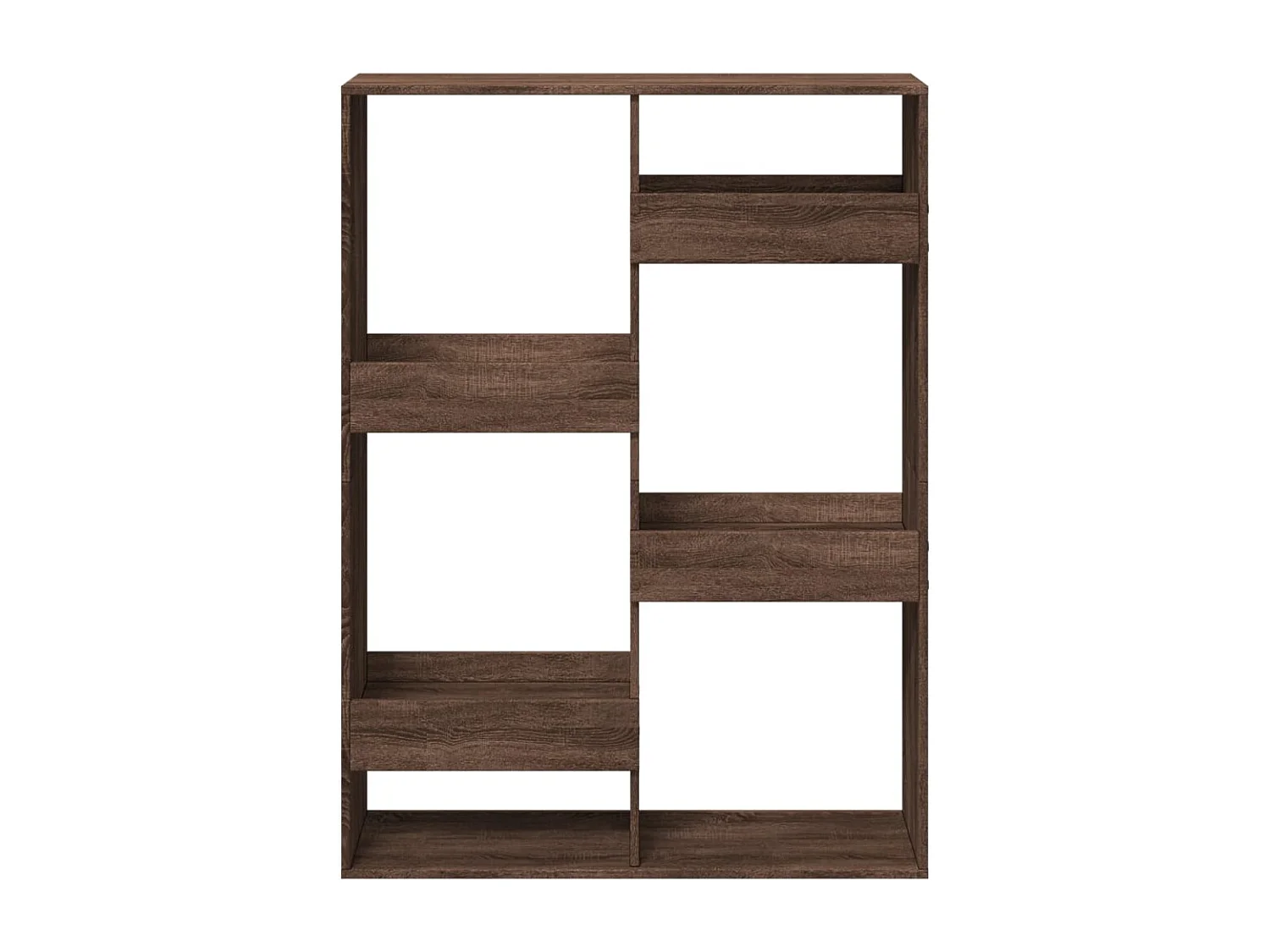 Bibliothèque / Cloison de séparation chêne marron 100x33x135cm bois ingénierie