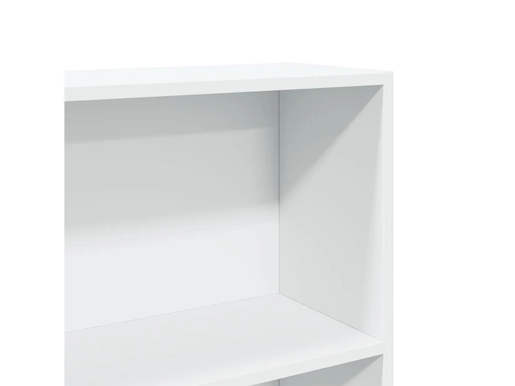 Bibliothèque blanc 80x24x143 cm bois d'ingénierie