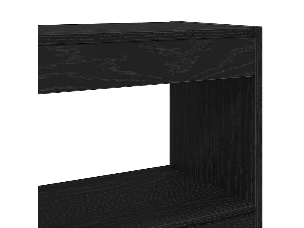 Bibliothèque Chêne noir 100 x 30 x 103 cm Bois d'ingénierie