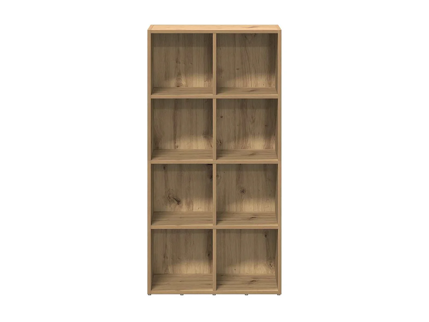 Bibliothèque chêne artisanal 66x30x130 cm bois d'ingénierie