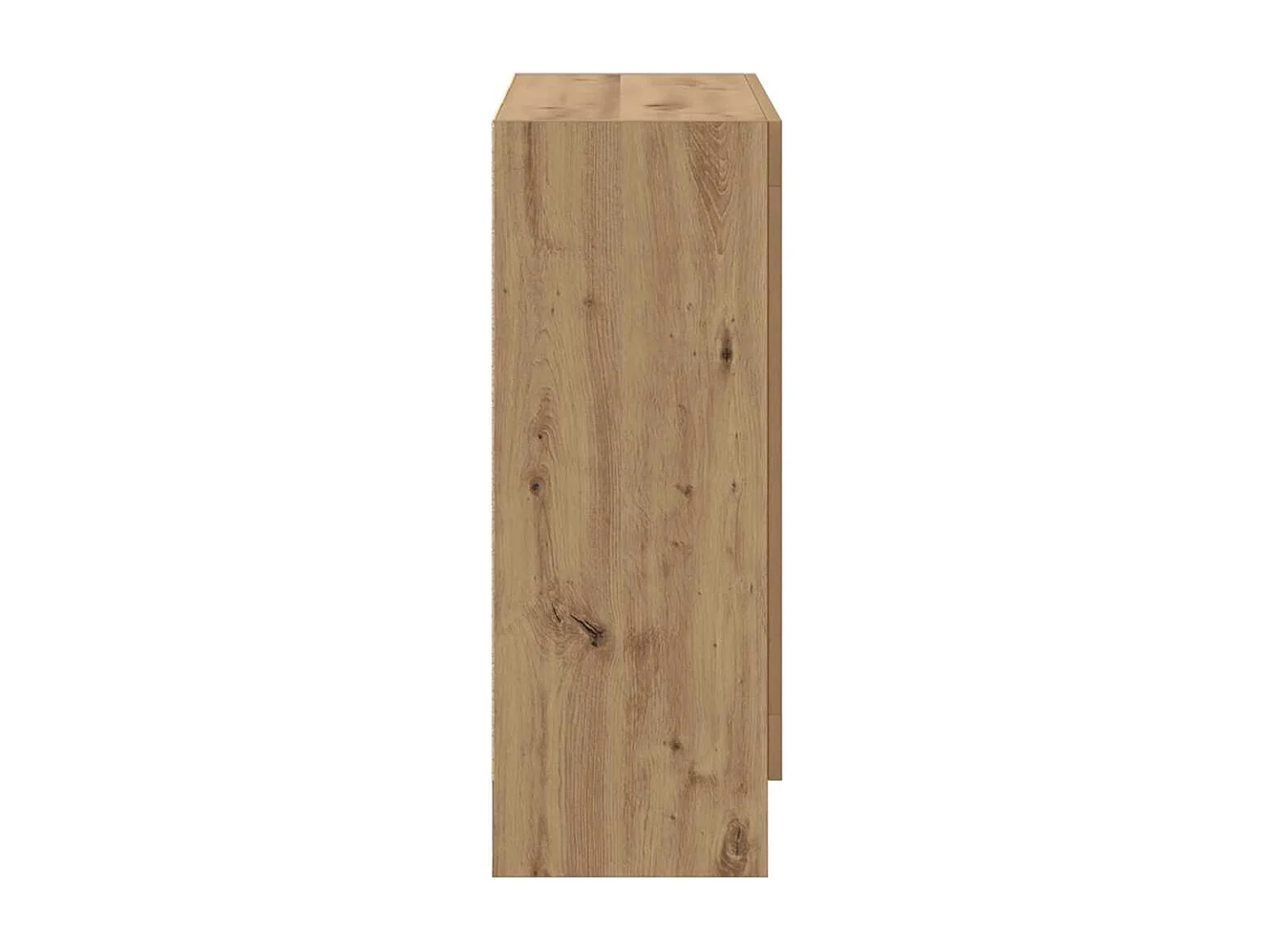 Bibliothèque chêne artisanal 82,5x30,5x80 cm bois d'ingénierie