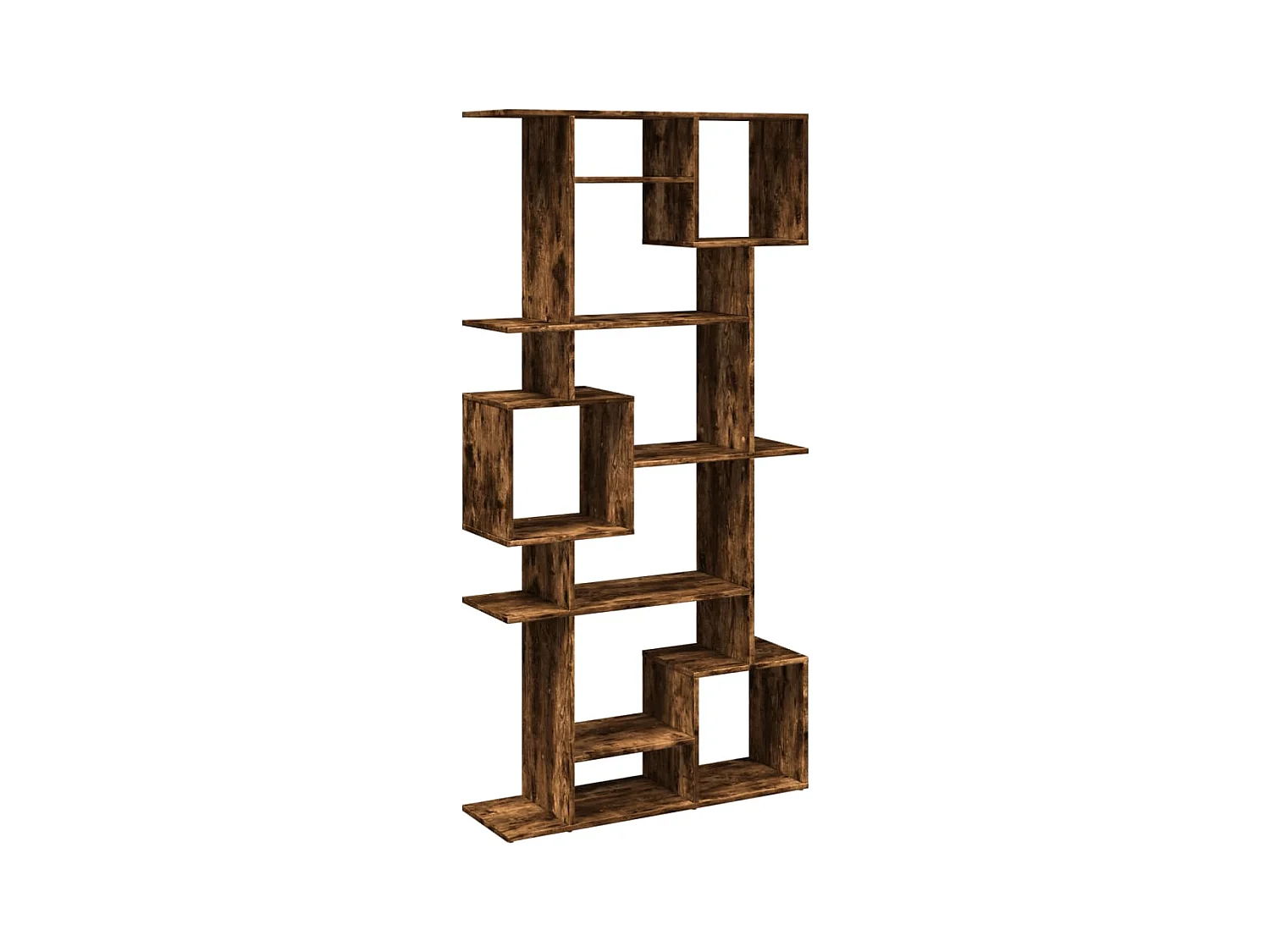 Estante 92x29x188 cm derivados de madeira carvalho fumado