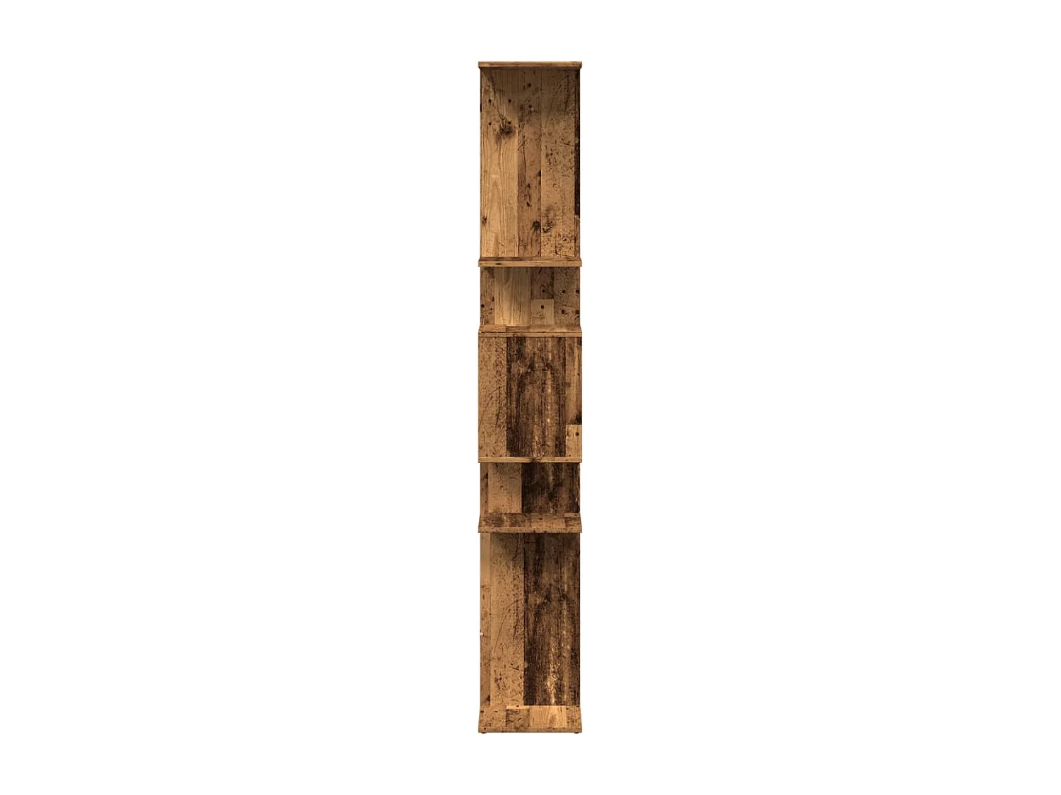 Bibliothèque chêne fumé 92x29x188 cm bois d'ingénierie