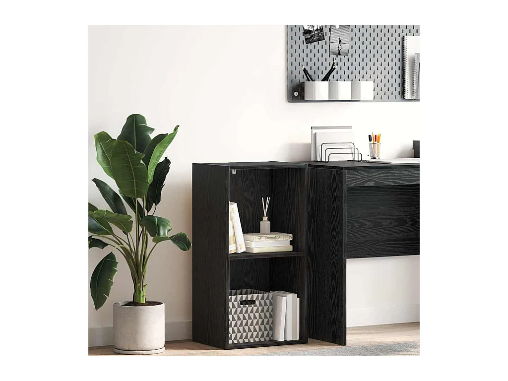 Bibliothèque Chêne noir 40 x 30 x 77 cm Bois d'ingénierie