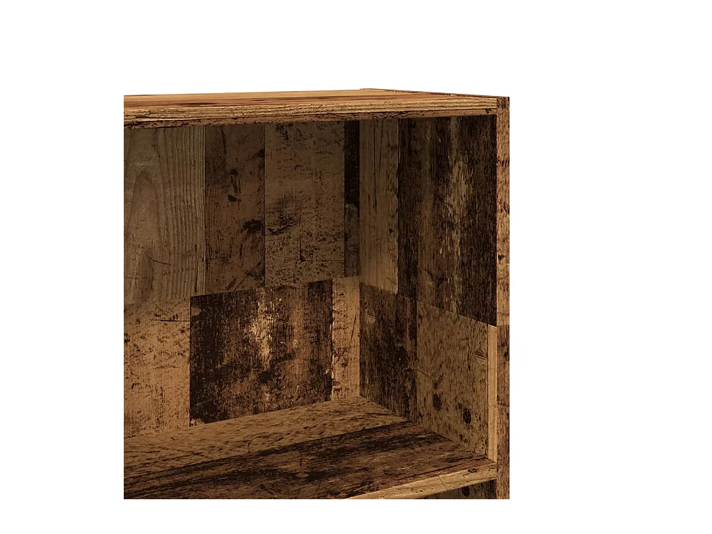 Bibliothèque vieux bois 40x24x109 cm bois d'ingénierie