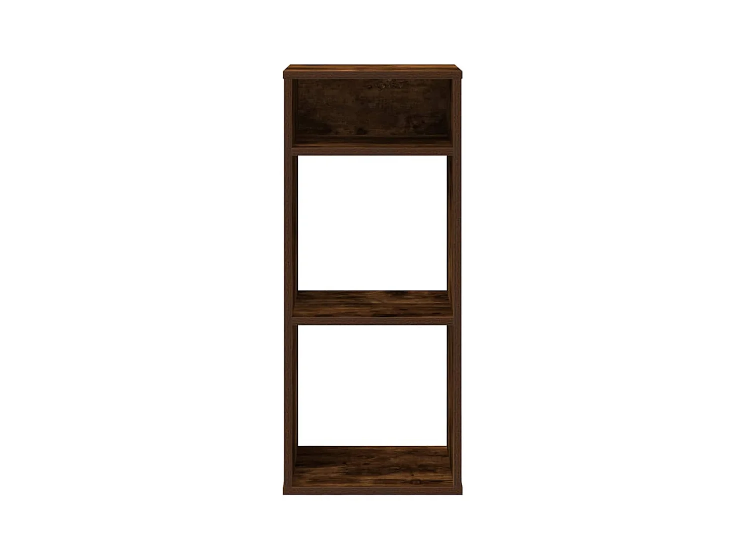 Bibliothèque chêne fumé 34x31x80 cm bois d'ingénierie