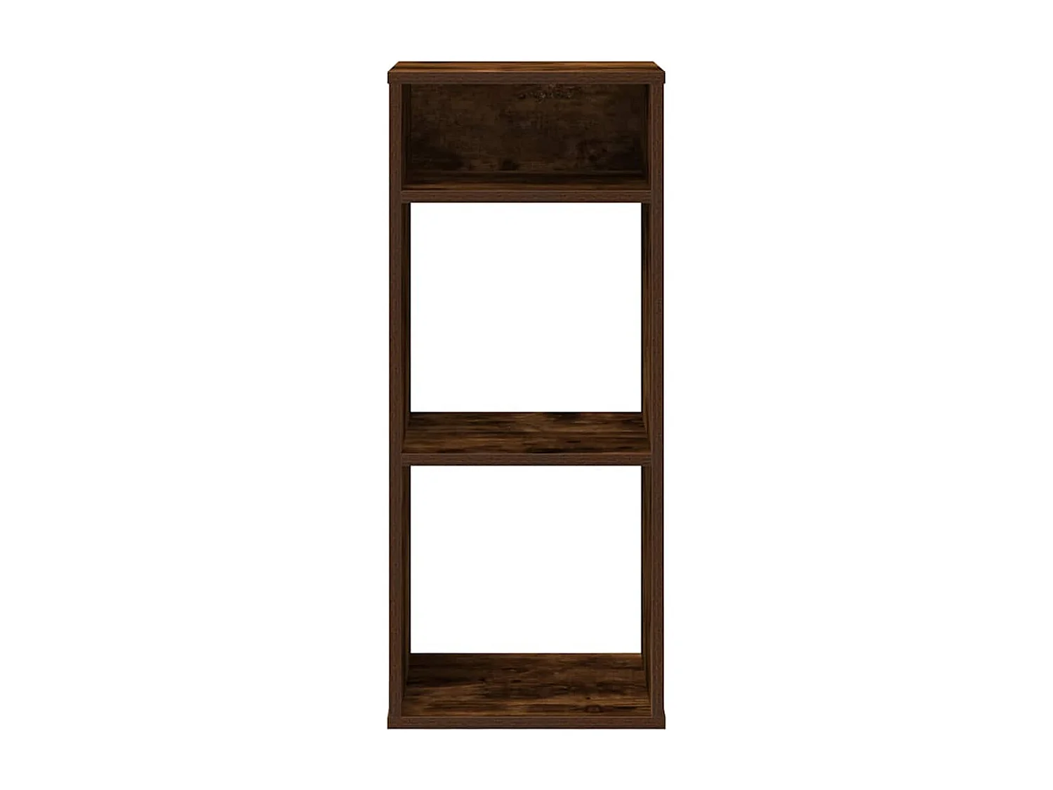 Bibliothèque chêne fumé 34x31x80 cm bois d'ingénierie