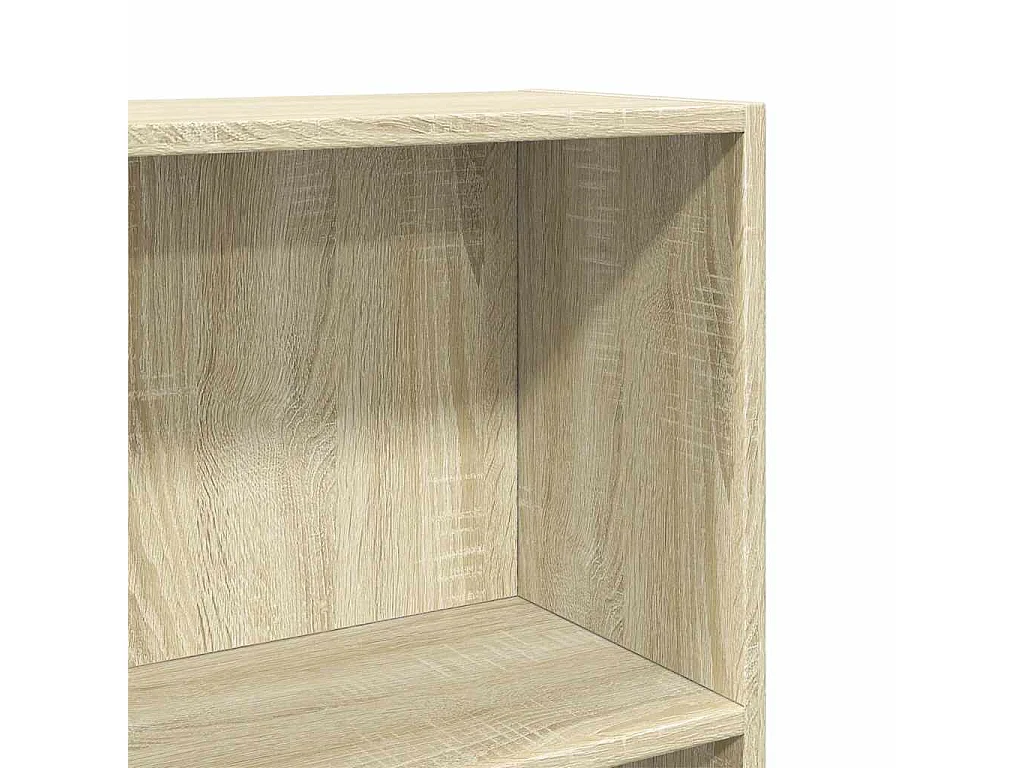 Bibliothèque chêne sonoma 60x24x109 cm bois d'ingénierie