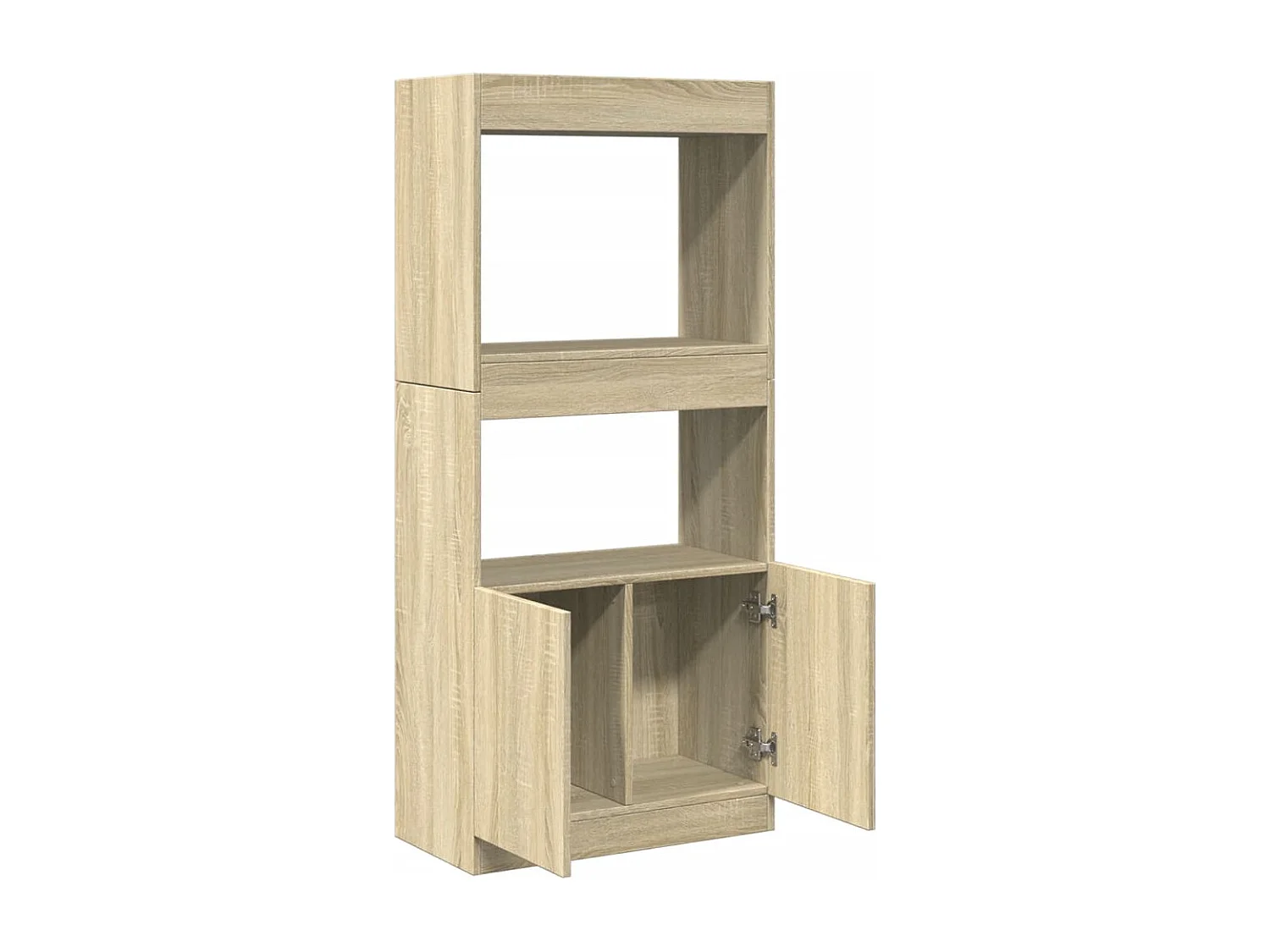 Bibliothèque chêne sonoma 63x33x140 cm bois d'ingénierie