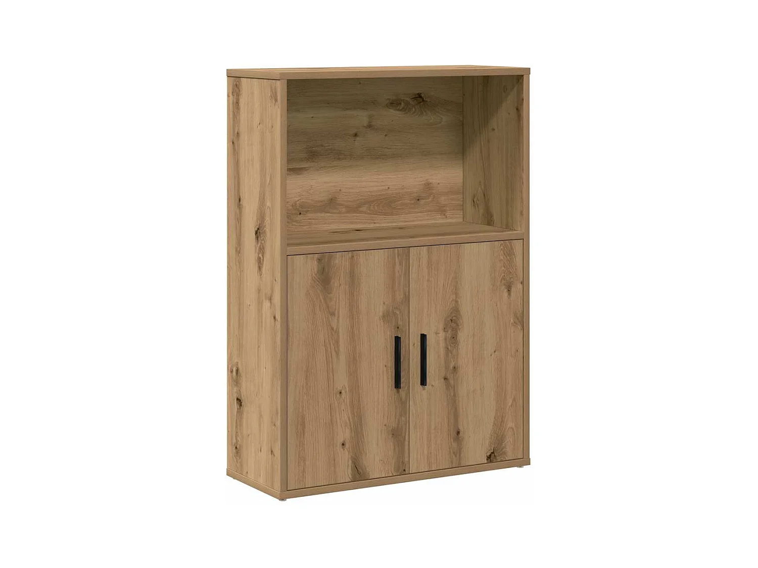 Estantería de madera de ingeniería roble artisan 60x24x85 cm