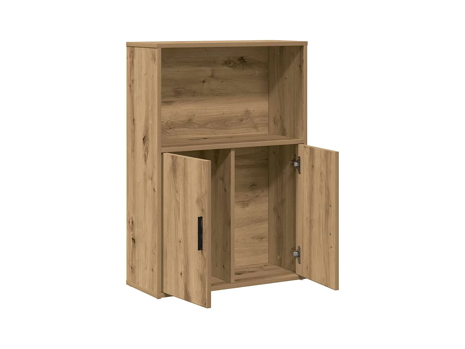 Estantería de madera de ingeniería roble artisan 60x24x85 cm