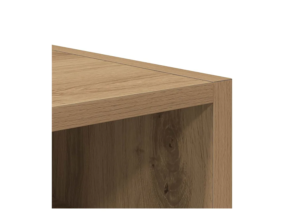 Estantería de madera de ingeniería roble artisan 60x24x85 cm