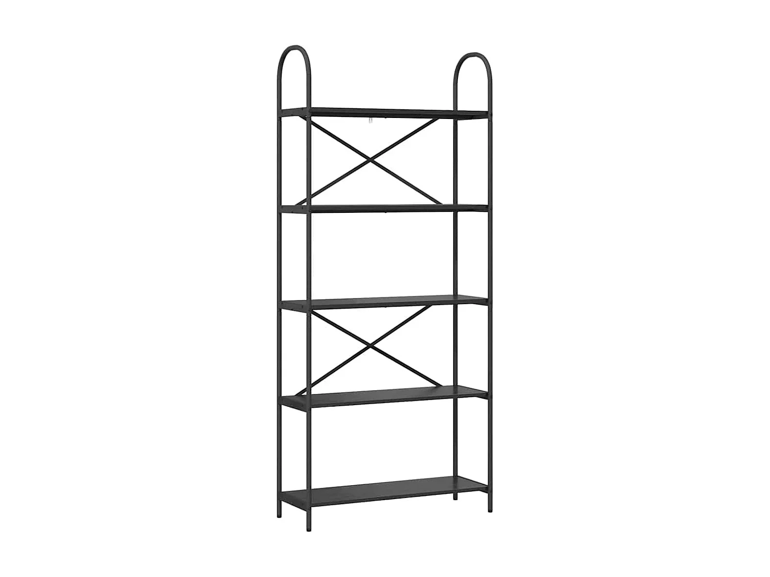 Bibliothèque Chêne noir 80 x 30 x 183 cm Bois d'ingénierie