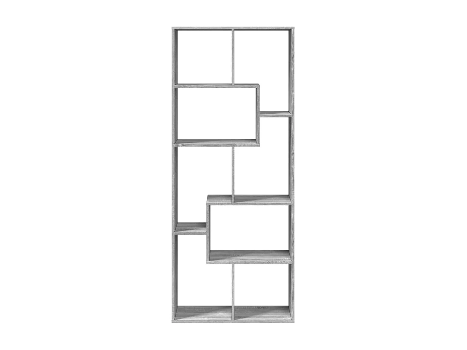 Kamerscherm / boekenkast 67x25x161,5 cm hout grijs sonoma eiken