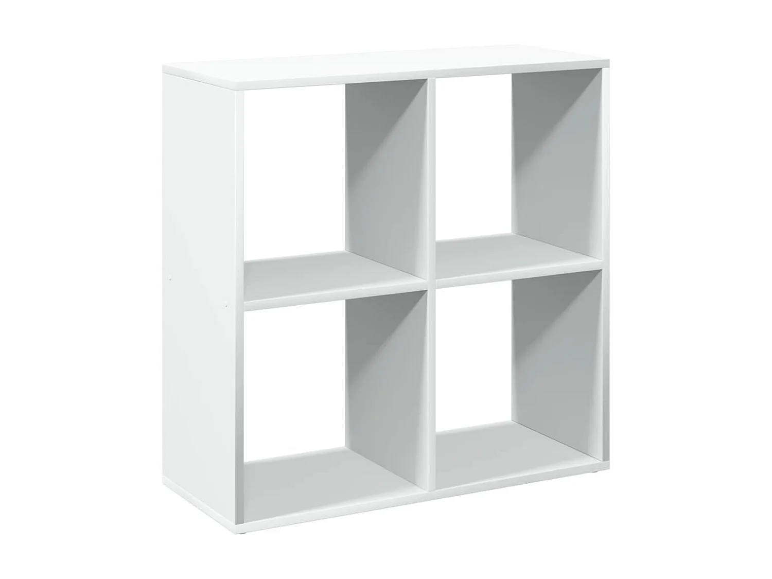 Bibliothèque séparatrice de pièce blanc 69,5x29x69,5 cm