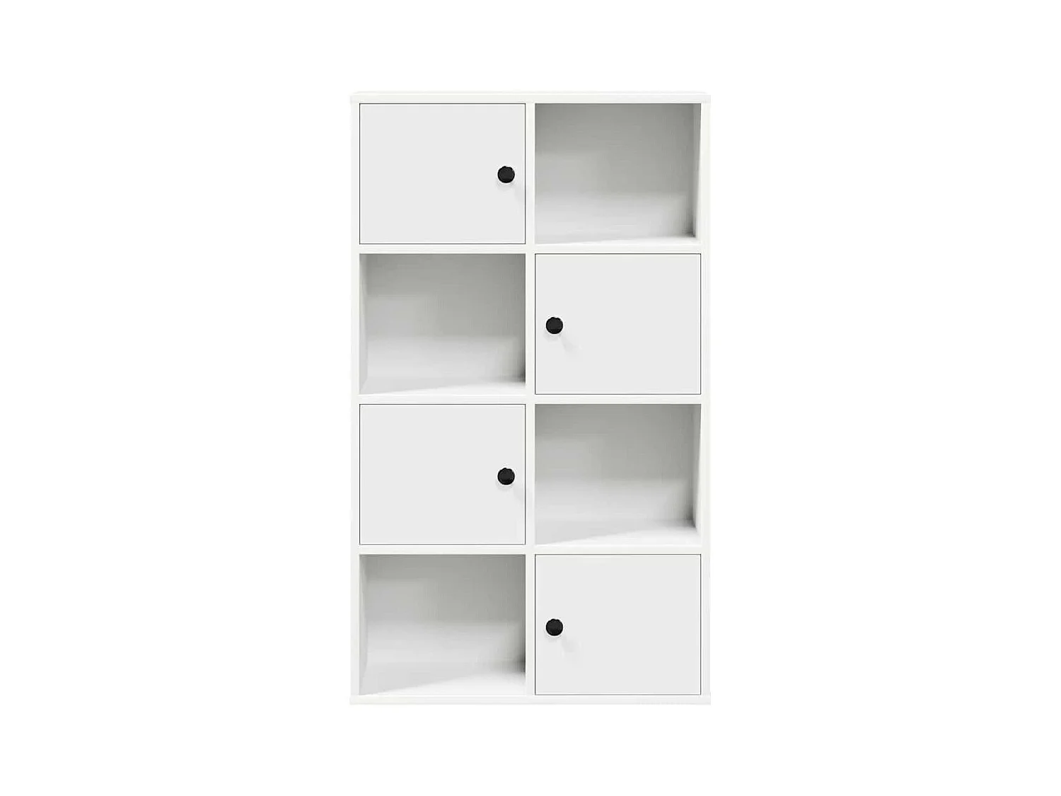 Bibliothèque blanc 60x24x101,5 cm bois d'ingénierie