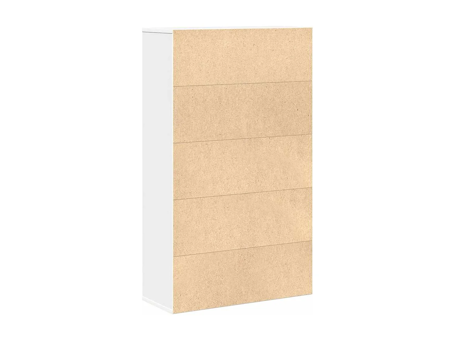 Bibliothèque blanc 60x24x101,5 cm bois d'ingénierie